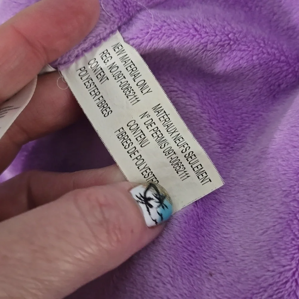 Carters purple floral‎ security blanket